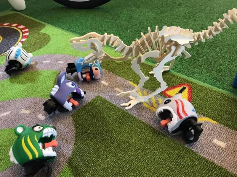 3D瘋狂安全鈴鐺-灰鯊 