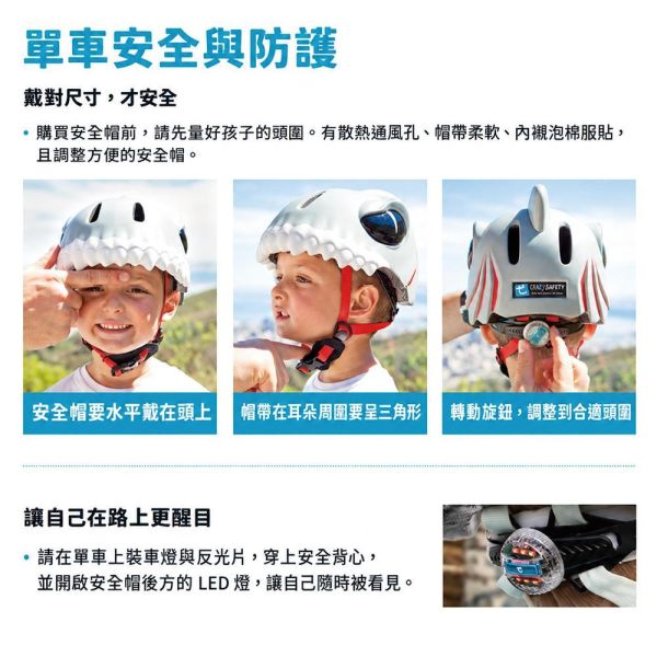 3D瘋狂安全帽-灰鯊魚 