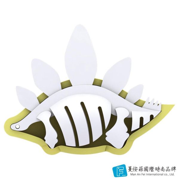 磁吸骨骼拼圖-劍龍 