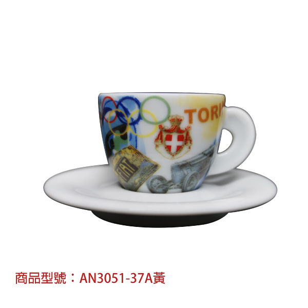 【d'ANCAP】美麗的義大利(2)濃縮杯組(2杯2盤) d’ANCAP,ANCAP,咖啡杯,瓷杯,義大利咖啡杯,濃縮杯,卡布杯,拿鐵杯,咖啡器具,義大利製造,老爸咖啡,咖啡,lebarcoffee,coffee
