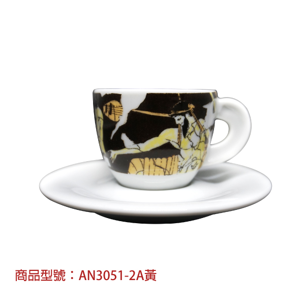 【d'ANCAP】愛情濃縮杯組(2杯2盤) d’ANCAP,ANCAP,咖啡杯,瓷杯,義大利咖啡杯,濃縮杯,卡布杯,拿鐵杯,咖啡器具,義大利製造,老爸咖啡,咖啡,lebarcoffee,coffee