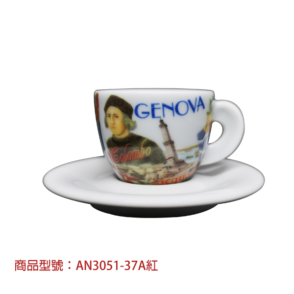 【d'ANCAP】美麗的義大利(2)濃縮杯組(2杯2盤) d’ANCAP,ANCAP,咖啡杯,瓷杯,義大利咖啡杯,濃縮杯,卡布杯,拿鐵杯,咖啡器具,義大利製造,老爸咖啡,咖啡,lebarcoffee,coffee
