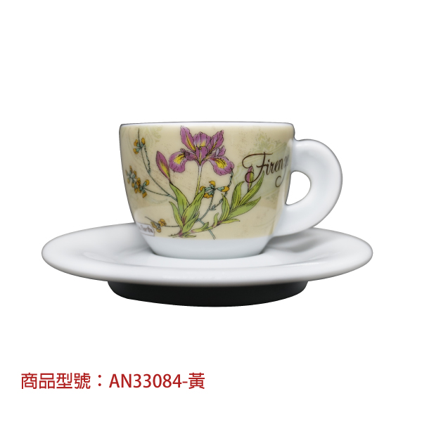 【d'ANCAP】義大利之花濃縮杯組(2杯2盤) d’ANCAP,ANCAP,咖啡杯,瓷杯,義大利咖啡杯,濃縮杯,卡布杯,拿鐵杯,咖啡器具,義大利製造,老爸咖啡,咖啡,lebarcoffee,coffee