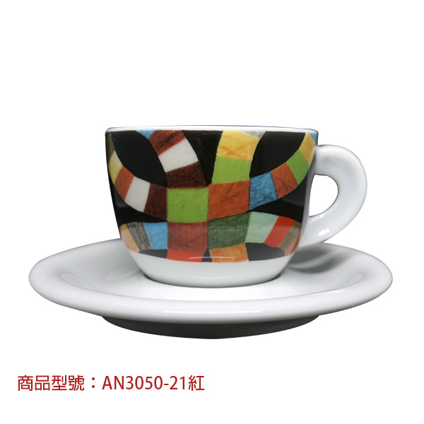 【d'ANCAP】巧彩卡布杯組(2杯2盤) d’ANCAP,ANCAP,咖啡杯,瓷杯,義大利咖啡杯,濃縮杯,卡布杯,拿鐵杯,咖啡器具,義大利製造,老爸咖啡,咖啡,lebarcoffee,coffee
