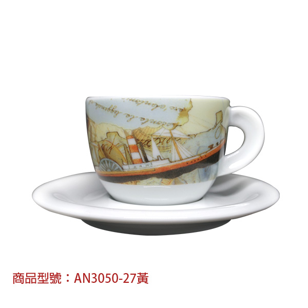 【d'ANCAP】傳郵卡布杯組(2杯2盤) d’ANCAP,ANCAP,咖啡杯,瓷杯,義大利咖啡杯,濃縮杯,卡布杯,拿鐵杯,咖啡器具,義大利製造,老爸咖啡,咖啡,lebarcoffee,coffee