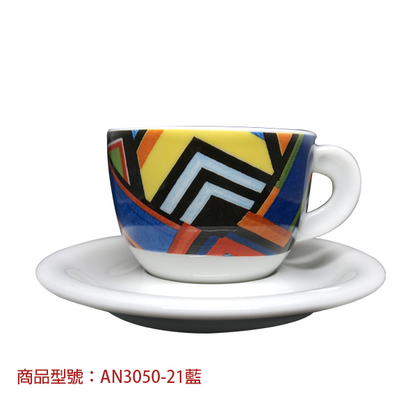 【d'ANCAP】巧彩卡布杯組(2杯2盤) d’ANCAP,ANCAP,咖啡杯,瓷杯,義大利咖啡杯,濃縮杯,卡布杯,拿鐵杯,咖啡器具,義大利製造,老爸咖啡,咖啡,lebarcoffee,coffee