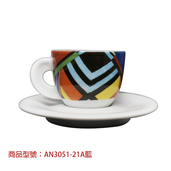 【d'ANCAP】巧彩濃縮杯組(2杯2盤) d’ANCAP,ANCAP,咖啡杯,瓷杯,義大利咖啡杯,濃縮杯,卡布杯,拿鐵杯,咖啡器具,義大利製造,老爸咖啡,咖啡,lebarcoffee,coffee