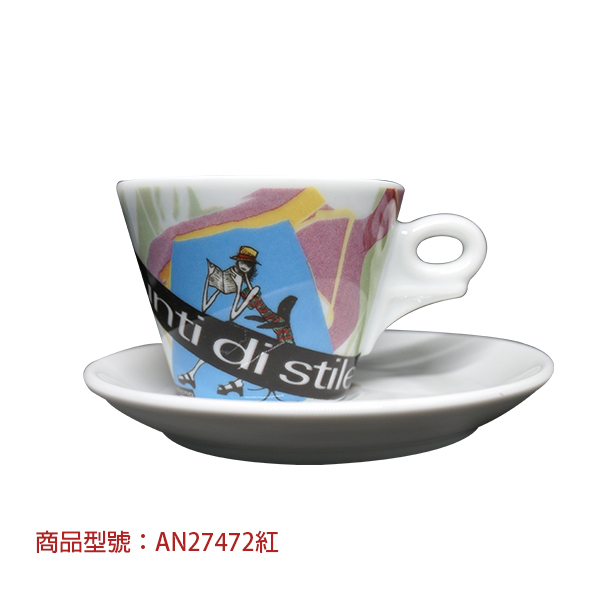 【d'ANCAP】義大利伸展台卡布杯組(2杯2盤) d’ANCAP,ANCAP,咖啡杯,瓷杯,義大利咖啡杯,濃縮杯,卡布杯,拿鐵杯,咖啡器具,義大利製造,老爸咖啡,咖啡,lebarcoffee,coffee
