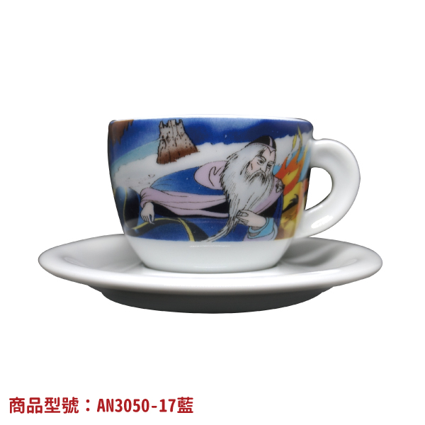 【d'ANCAP】亞瑟王卡布杯組(2杯2盤) d’ANCAP,ANCAP,咖啡杯,瓷杯,義大利咖啡杯,濃縮杯,卡布杯,拿鐵杯,咖啡器具,義大利製造,老爸咖啡,咖啡,lebarcoffee,coffee