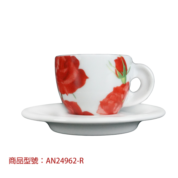 【d'ANCAP】玫瑰濃縮杯組(2杯2盤) d’ANCAP,ANCAP,咖啡杯,瓷杯,義大利咖啡杯,濃縮杯,卡布杯,拿鐵杯,咖啡器具,義大利製造,老爸咖啡,咖啡,lebarcoffee,coffee