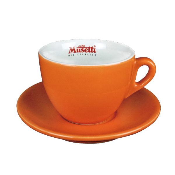 【Musetti】彩色卡布杯套組(6杯6盤) Musetti,義大利咖啡,義式咖啡,卡布杯,咖啡杯,老爸咖啡,咖啡,lebarcoffee,coffee