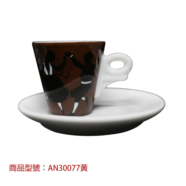 【d'ANCAP】咖啡律動濃縮杯組(2杯2盤) d’ANCAP,ANCAP,咖啡杯,瓷杯,義大利咖啡杯,濃縮杯,卡布杯,拿鐵杯,咖啡器具,義大利製造,老爸咖啡,咖啡,lebarcoffee,coffee