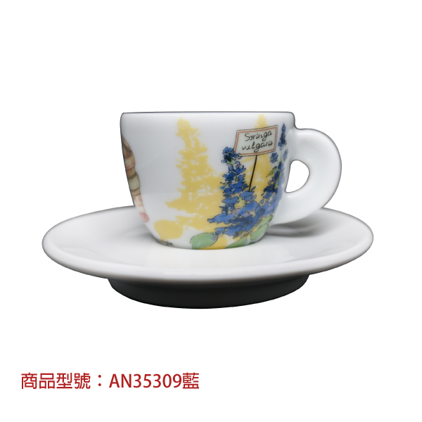 【d'ANCAP】花漾濃縮杯組(2杯2盤) d’ANCAP,ANCAP,咖啡杯,瓷杯,義大利咖啡杯,濃縮杯,卡布杯,拿鐵杯,咖啡器具,義大利製造,老爸咖啡,咖啡,lebarcoffee,coffee