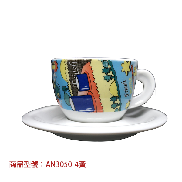 【d'ANCAP】馬戲卡布杯組(2杯2盤) d’ANCAP,ANCAP,咖啡杯,瓷杯,義大利咖啡杯,濃縮杯,卡布杯,拿鐵杯,咖啡器具,義大利製造,老爸咖啡,咖啡,lebarcoffee,coffee