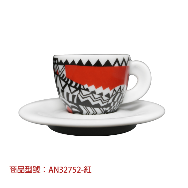 【d'ANCAP】彩色嘉年華濃縮杯組(2杯2盤) d’ANCAP,ANCAP,咖啡杯,瓷杯,義大利咖啡杯,濃縮杯,卡布杯,拿鐵杯,咖啡器具,義大利製造,老爸咖啡,咖啡,lebarcoffee,coffee