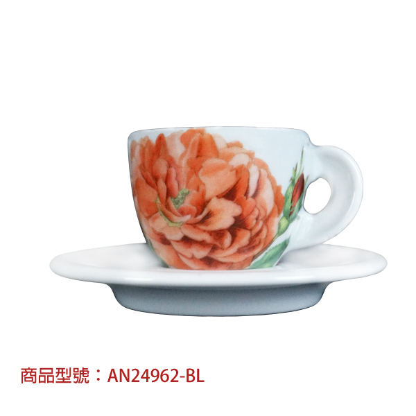 【d'ANCAP】玫瑰濃縮杯組(2杯2盤) d’ANCAP,ANCAP,咖啡杯,瓷杯,義大利咖啡杯,濃縮杯,卡布杯,拿鐵杯,咖啡器具,義大利製造,老爸咖啡,咖啡,lebarcoffee,coffee