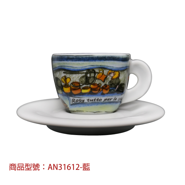 【d'ANCAP】生活市集濃縮杯組(2杯2盤) d’ANCAP,ANCAP,咖啡杯,瓷杯,義大利咖啡杯,濃縮杯,卡布杯,拿鐵杯,咖啡器具,義大利製造,老爸咖啡,咖啡,lebarcoffee,coffee