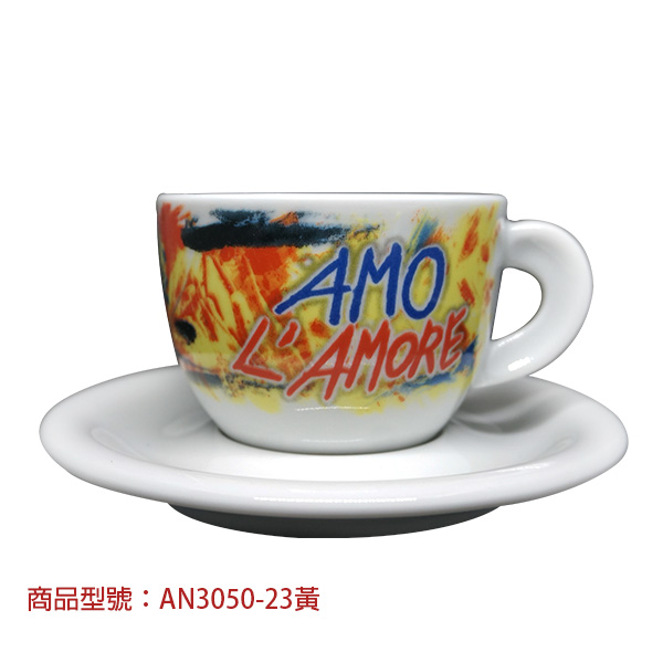 【d'ANCAP】訊息卡布杯組(2杯2盤) d’ANCAP,ANCAP,咖啡杯,瓷杯,義大利咖啡杯,濃縮杯,卡布杯,拿鐵杯,咖啡器具,義大利製造,老爸咖啡,咖啡,lebarcoffee,coffee