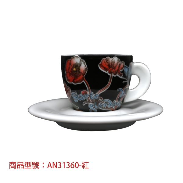 【d'ANCAP】秘密花園濃縮杯組(2杯2盤) d’ANCAP,ANCAP,咖啡杯,瓷杯,義大利咖啡杯,濃縮杯,卡布杯,拿鐵杯,咖啡器具,義大利製造,老爸咖啡,咖啡,lebarcoffee,coffee