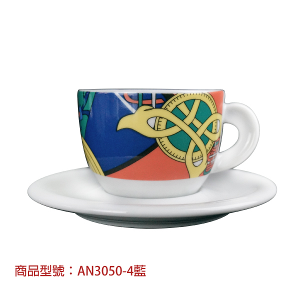 【d'ANCAP】馬戲卡布杯組(2杯2盤) d’ANCAP,ANCAP,咖啡杯,瓷杯,義大利咖啡杯,濃縮杯,卡布杯,拿鐵杯,咖啡器具,義大利製造,老爸咖啡,咖啡,lebarcoffee,coffee