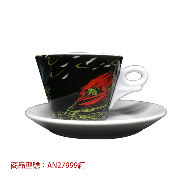 【d'ANCAP】稚趣卡布杯組(2杯2盤) d’ANCAP,ANCAP,咖啡杯,瓷杯,義大利咖啡杯,濃縮杯,卡布杯,拿鐵杯,咖啡器具,義大利製造,老爸咖啡,咖啡,lebarcoffee,coffee