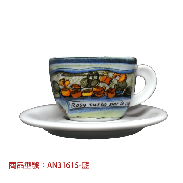 【d'ANCAP】生活市集卡布杯組(2杯2盤) d’ANCAP,ANCAP,咖啡杯,瓷杯,義大利咖啡杯,濃縮杯,卡布杯,拿鐵杯,咖啡器具,義大利製造,老爸咖啡,咖啡,lebarcoffee,coffee