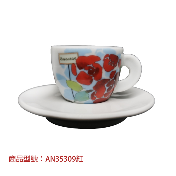 【d'ANCAP】花漾濃縮杯組(2杯2盤) d’ANCAP,ANCAP,咖啡杯,瓷杯,義大利咖啡杯,濃縮杯,卡布杯,拿鐵杯,咖啡器具,義大利製造,老爸咖啡,咖啡,lebarcoffee,coffee