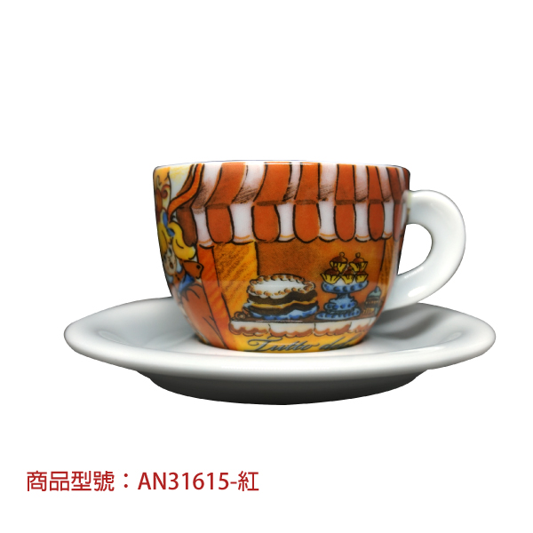 【d'ANCAP】生活市集卡布杯組(2杯2盤) d’ANCAP,ANCAP,咖啡杯,瓷杯,義大利咖啡杯,濃縮杯,卡布杯,拿鐵杯,咖啡器具,義大利製造,老爸咖啡,咖啡,lebarcoffee,coffee