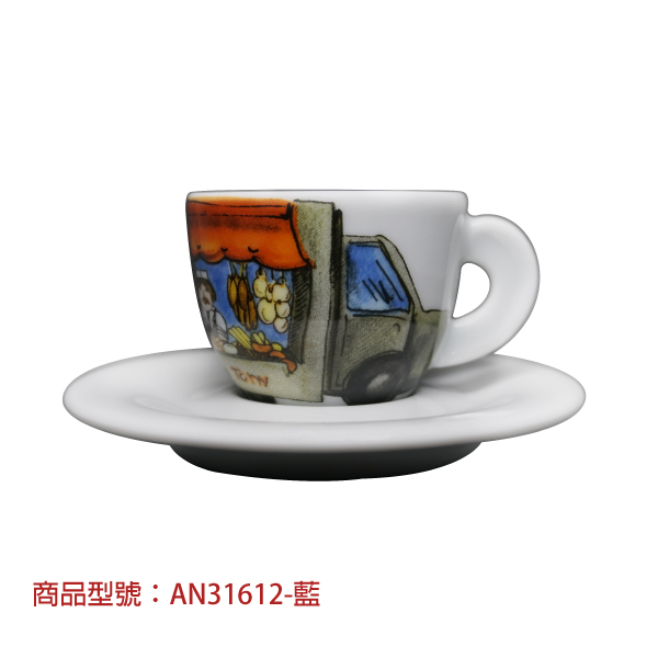 【d'ANCAP】生活市集濃縮杯組(2杯2盤) d’ANCAP,ANCAP,咖啡杯,瓷杯,義大利咖啡杯,濃縮杯,卡布杯,拿鐵杯,咖啡器具,義大利製造,老爸咖啡,咖啡,lebarcoffee,coffee