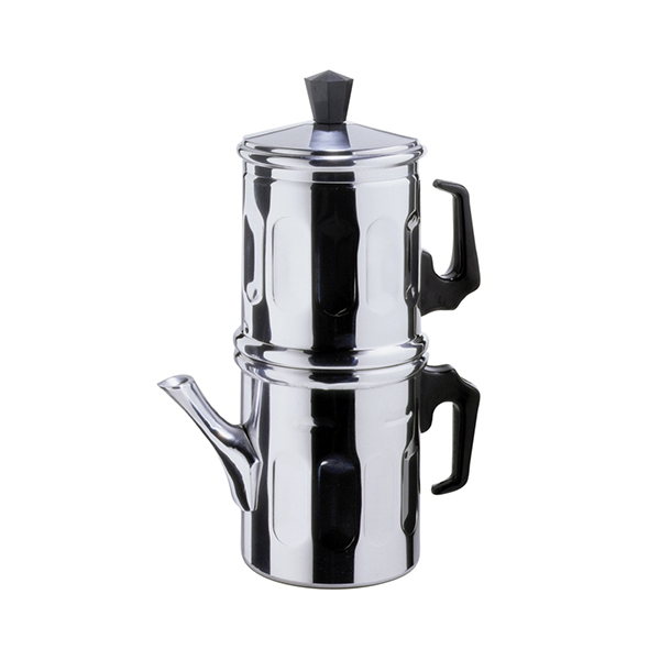 【ILSA】菱形紋路顛倒咖啡壺(鋁製) ILSA,coffee maker,moka,摩卡壺,顛倒壺,咖啡壺,ilsa,老爸咖啡,moka pot