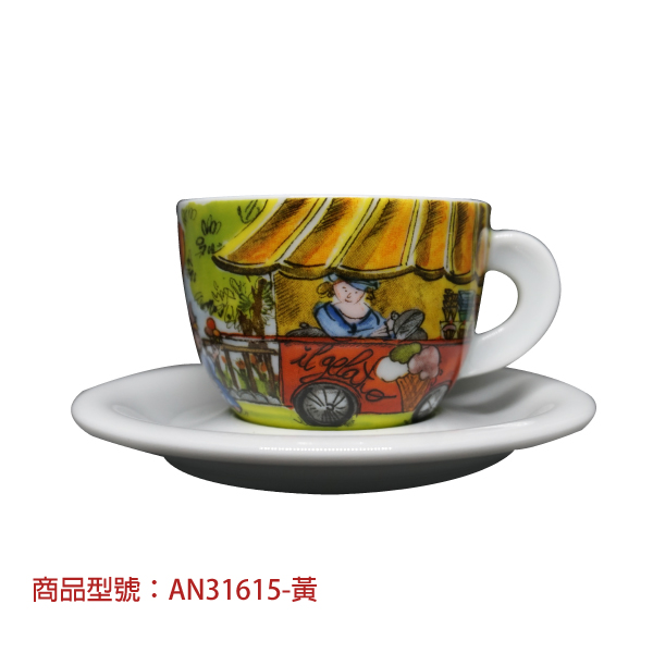【d'ANCAP】生活市集卡布杯組(2杯2盤) d’ANCAP,ANCAP,咖啡杯,瓷杯,義大利咖啡杯,濃縮杯,卡布杯,拿鐵杯,咖啡器具,義大利製造,老爸咖啡,咖啡,lebarcoffee,coffee