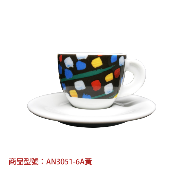 【d'ANCAP】巴西濃縮杯組(2杯2盤) d’ANCAP,ANCAP,咖啡杯,瓷杯,義大利咖啡杯,濃縮杯,卡布杯,拿鐵杯,咖啡器具,義大利製造,老爸咖啡,咖啡,lebarcoffee,coffee