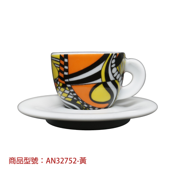  【d'ANCAP】彩色嘉年華濃縮杯組(2杯2盤) d’ANCAP,ANCAP,咖啡杯,瓷杯,義大利咖啡杯,濃縮杯,卡布杯,拿鐵杯,咖啡器具,義大利製造,老爸咖啡,咖啡,lebarcoffee,coffee