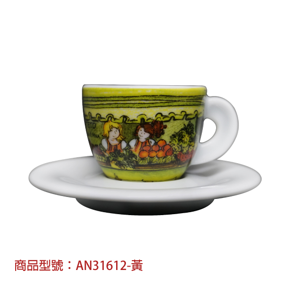 【d'ANCAP】生活市集濃縮杯組(2杯2盤) d’ANCAP,ANCAP,咖啡杯,瓷杯,義大利咖啡杯,濃縮杯,卡布杯,拿鐵杯,咖啡器具,義大利製造,老爸咖啡,咖啡,lebarcoffee,coffee