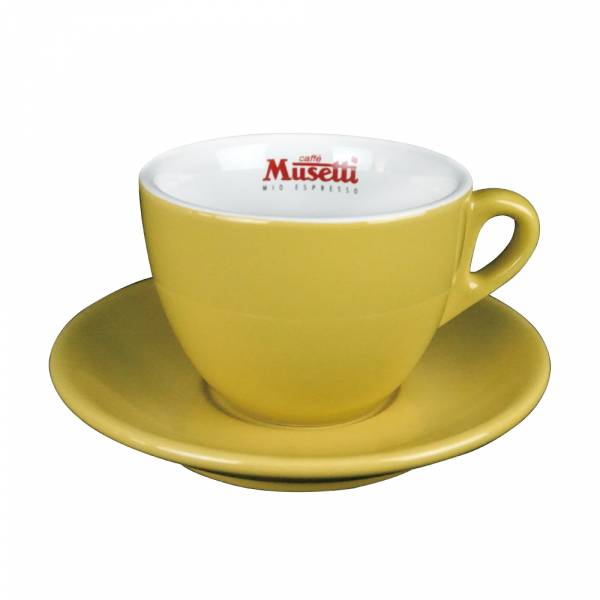 【Musetti】彩色卡布杯套組(6杯6盤) Musetti,義大利咖啡,義式咖啡,卡布杯,咖啡杯,老爸咖啡,咖啡,lebarcoffee,coffee