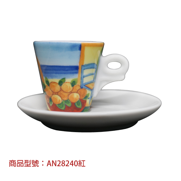 【d'ANCAP】愛琴海濃縮杯組(2杯2盤) d’ANCAP,ANCAP,咖啡杯,瓷杯,義大利咖啡杯,濃縮杯,卡布杯,拿鐵杯,咖啡器具,義大利製造,老爸咖啡,咖啡,lebarcoffee,coffee