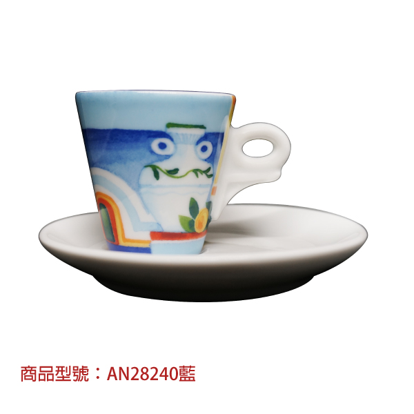 【d'ANCAP】愛琴海濃縮杯組(2杯2盤) d’ANCAP,ANCAP,咖啡杯,瓷杯,義大利咖啡杯,濃縮杯,卡布杯,拿鐵杯,咖啡器具,義大利製造,老爸咖啡,咖啡,lebarcoffee,coffee