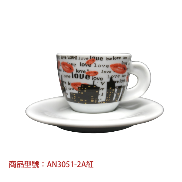 【d'ANCAP】愛情濃縮杯組(2杯2盤) d’ANCAP,ANCAP,咖啡杯,瓷杯,義大利咖啡杯,濃縮杯,卡布杯,拿鐵杯,咖啡器具,義大利製造,老爸咖啡,咖啡,lebarcoffee,coffee