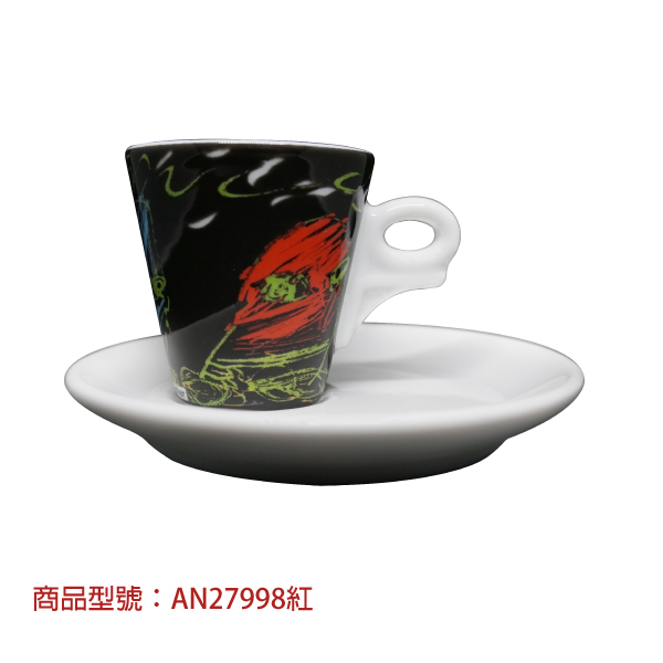 【d'ANCAP】稚趣濃縮杯組(2杯2盤) d’ANCAP,ANCAP,咖啡杯,瓷杯,義大利咖啡杯,濃縮杯,卡布杯,拿鐵杯,咖啡器具,義大利製造,老爸咖啡,咖啡,lebarcoffee,coffee