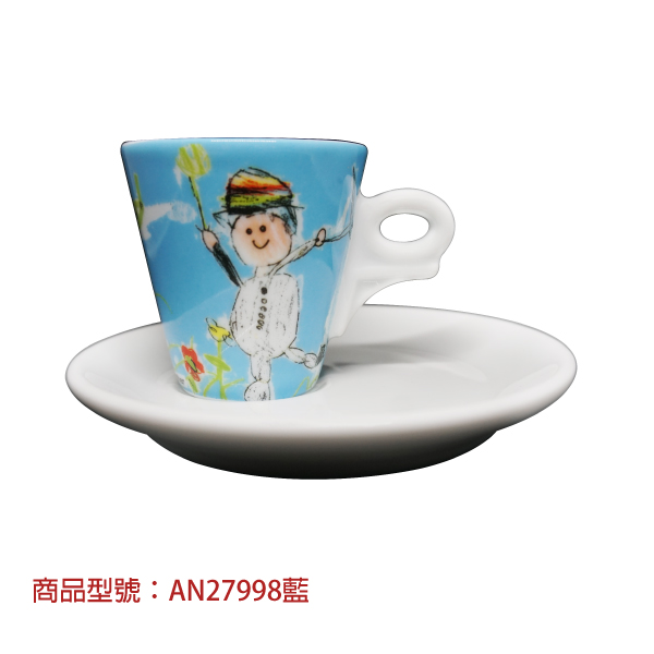 【d'ANCAP】稚趣濃縮杯組(2杯2盤) d’ANCAP,ANCAP,咖啡杯,瓷杯,義大利咖啡杯,濃縮杯,卡布杯,拿鐵杯,咖啡器具,義大利製造,老爸咖啡,咖啡,lebarcoffee,coffee