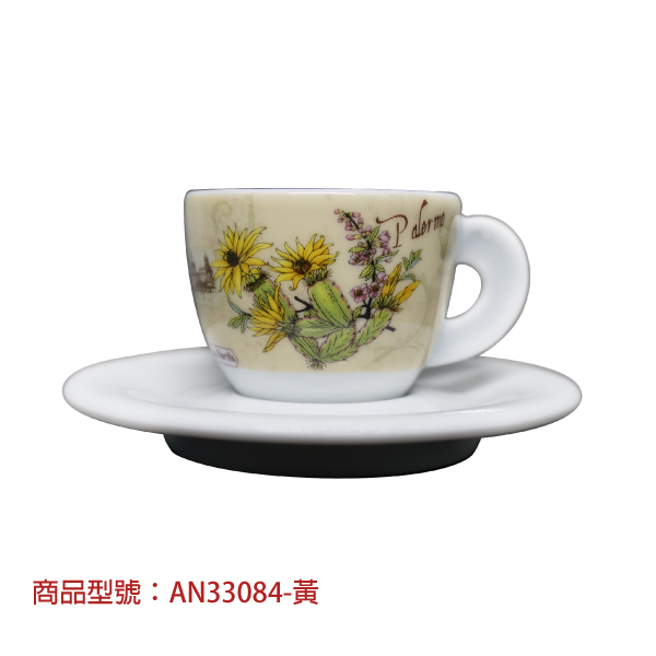 【d'ANCAP】義大利之花濃縮杯組(2杯2盤) d’ANCAP,ANCAP,咖啡杯,瓷杯,義大利咖啡杯,濃縮杯,卡布杯,拿鐵杯,咖啡器具,義大利製造,老爸咖啡,咖啡,lebarcoffee,coffee