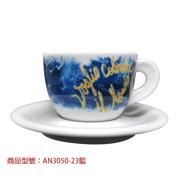 【d'ANCAP】訊息卡布杯組(2杯2盤) d’ANCAP,ANCAP,咖啡杯,瓷杯,義大利咖啡杯,濃縮杯,卡布杯,拿鐵杯,咖啡器具,義大利製造,老爸咖啡,咖啡,lebarcoffee,coffee
