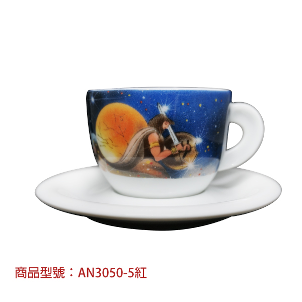 【d'ANCAP】行星卡布杯組(2杯2盤) d’ANCAP,ANCAP,咖啡杯,瓷杯,義大利咖啡杯,濃縮杯,卡布杯,拿鐵杯,咖啡器具,義大利製造,老爸咖啡,咖啡,lebarcoffee,coffee