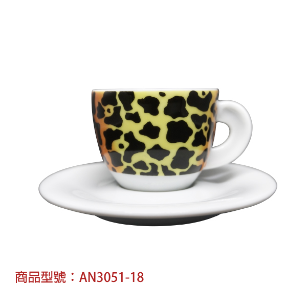 【d'ANCAP】野性非洲濃縮杯組(6杯6盤) d’ANCAP,ANCAP,咖啡杯,瓷杯,義大利咖啡杯,濃縮杯,卡布杯,拿鐵杯,咖啡器具,義大利製造,老爸咖啡,咖啡,lebarcoffee,coffee