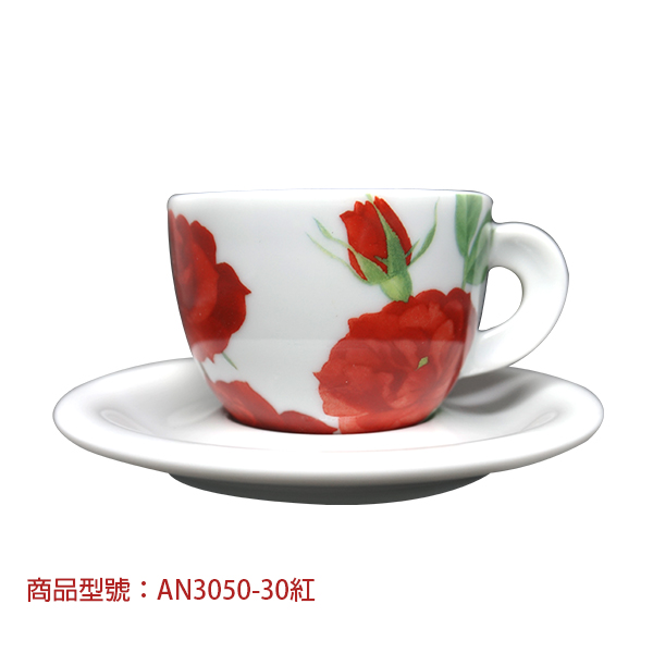 【d'ANCAP】玫瑰卡布杯組(2杯2盤) d’ANCAP,ANCAP,咖啡杯,瓷杯,義大利咖啡杯,濃縮杯,卡布杯,拿鐵杯,咖啡器具,義大利製造,老爸咖啡,咖啡,lebarcoffee,coffee