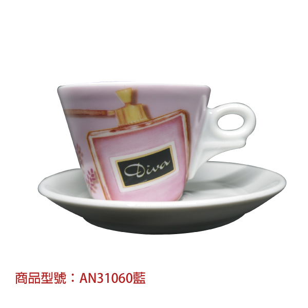 【d'ANCAP】女人香卡布杯組(2杯2盤) d’ANCAP,ANCAP,咖啡杯,瓷杯,義大利咖啡杯,濃縮杯,卡布杯,拿鐵杯,咖啡器具,義大利製造,老爸咖啡,咖啡,lebarcoffee,coffee