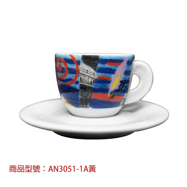 【d'ANCAP】假期濃縮杯組(2杯2盤) d’ANCAP,ANCAP,咖啡杯,瓷杯,義大利咖啡杯,濃縮杯,卡布杯,拿鐵杯,咖啡器具,義大利製造,老爸咖啡,咖啡,lebarcoffee,coffee