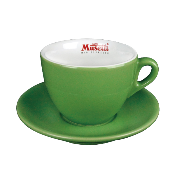 【Musetti】彩色卡布杯套組(6杯6盤) Musetti,義大利咖啡,義式咖啡,卡布杯,咖啡杯,老爸咖啡,咖啡,lebarcoffee,coffee