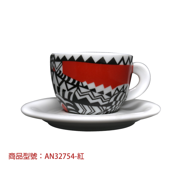 【d'ANCAP】彩色嘉年華卡布杯組(2杯2盤) d’ANCAP,ANCAP,咖啡杯,瓷杯,義大利咖啡杯,濃縮杯,卡布杯,拿鐵杯,咖啡器具,義大利製造,老爸咖啡,咖啡,lebarcoffee,coffee