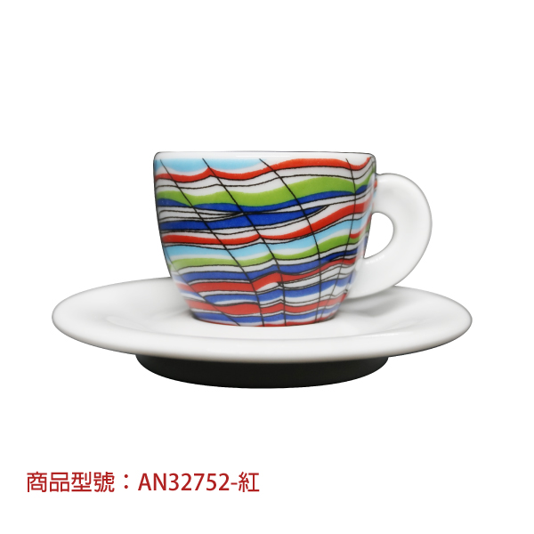  【d'ANCAP】彩色嘉年華濃縮杯組(2杯2盤) d’ANCAP,ANCAP,咖啡杯,瓷杯,義大利咖啡杯,濃縮杯,卡布杯,拿鐵杯,咖啡器具,義大利製造,老爸咖啡,咖啡,lebarcoffee,coffee